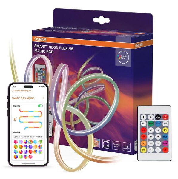 Osram - LED RGB stmievateľný vonkajší pásik SMART+ MAGIC 3m LED/15W/230V Wi-Fi + DO