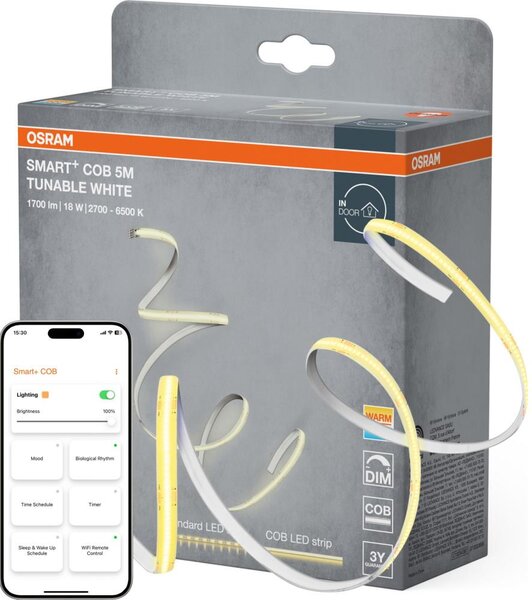 Osram - LED stmievateľný pás SMART+ COB 5m LED/18W/230V 2700-6500K Wi-Fi