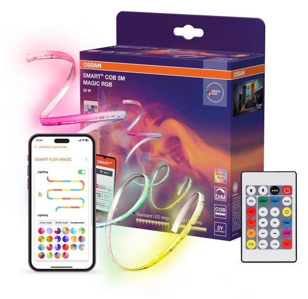 Osram - LED RGB Stmievateľný pásik SMART+ MAGIC 5m LED/35W/230V Wi-Fi + DO