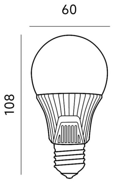 LED Žiarovka so senzorom E27/9W/230V 6500K