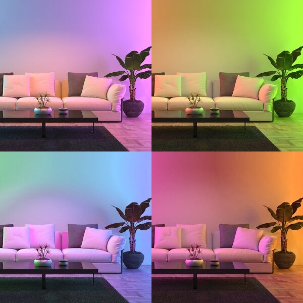 LED RGB Stmievateľná žiarovka GU10/5W/230V 2700-6500K Wi-Fi Tuya