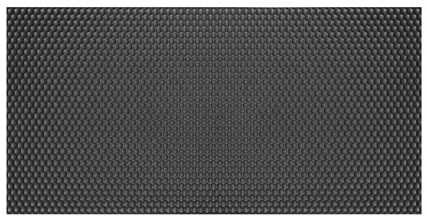 3D panel XPS 2803000092, cena za kus, rozmer 100 cm x 50 cm, plástve čierne, IMPOL TRADE