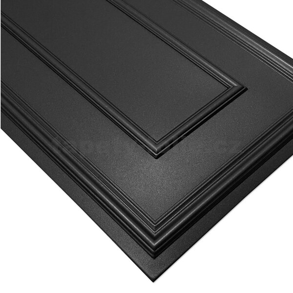 3D panel XPS 2803000095, cena za kus, rozmer 100 cm x 50 cm, obklad čierny, IMPOL TRADE