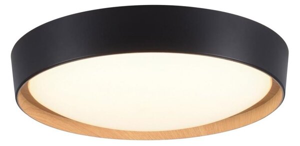 Leuchten Direkt 1434718-LED Stmievateľné stropné svietidlo EMILIA 28,8W/230V čierna