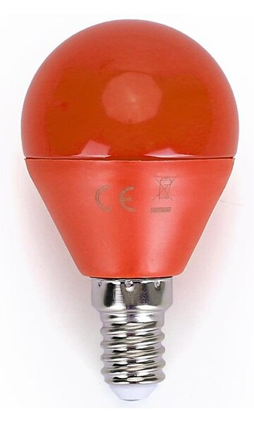 LED Žiarovka G45 E14/4W/230V oranžová - Aigostar