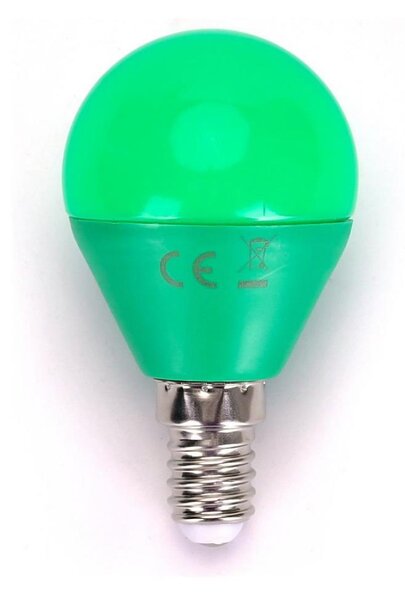 LED Žiarovka G45 E14/4W/230V zelená - Aigostar