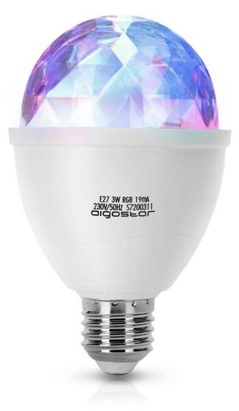 LED RGB Žiarovka E27/3W/230V - Aigostar