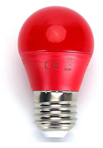 LED Žiarovka G45 E27/4W/230V červená - Aigostar