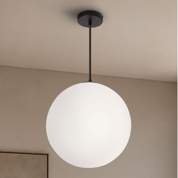 BRILAGI - Závesné svietidlo na lanku POLOS 1xE27/40W/230V pr. 30 cm čierna