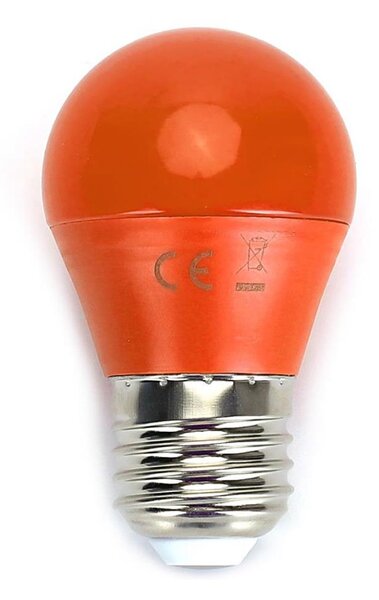 LED Žiarovka G45 E27/4W/230V oranžová - Aigostar