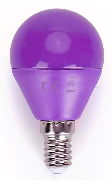 LED Žiarovka G45 E14/4W/230V fialová - Aigostar