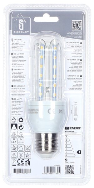 LED Žiarovka E27/9W/230V 3000K - Aigostar
