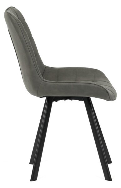 Jedálenská stolička sivá HC-V3066 GREY3