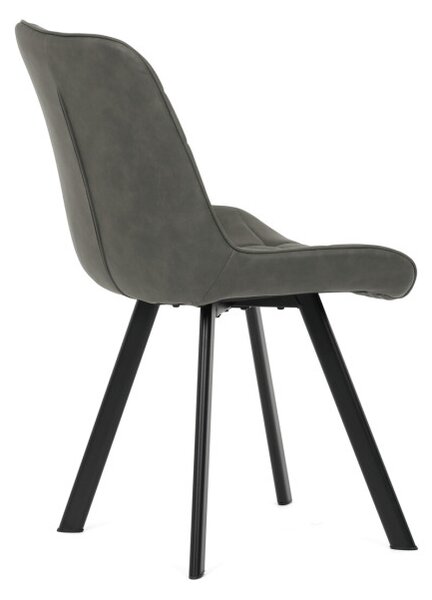 Jedálenská stolička sivá HC-V3066 GREY3