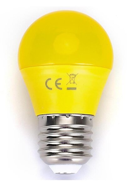 LED Žiarovka G45 E27/4W/230V žltá - Aigostar