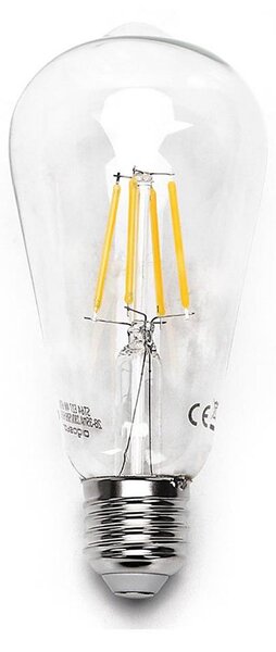 LED Žiarovka ST64 E27/8W/230V 2700K - Aigostar