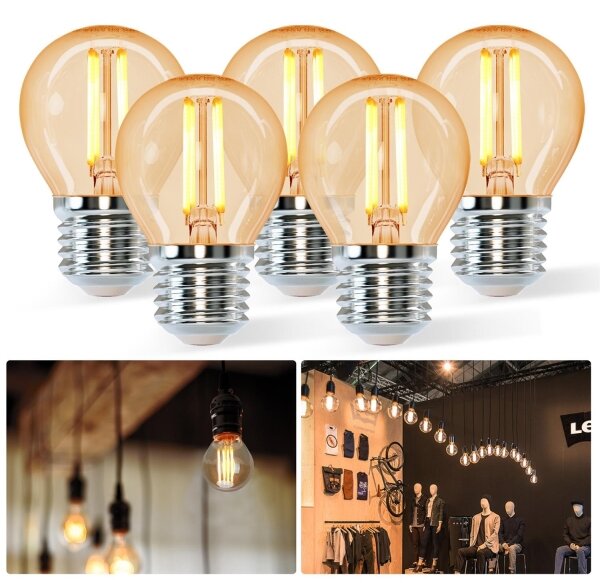 LED Žiarovka G45 E27/6W/230V 2200K - Aigostar