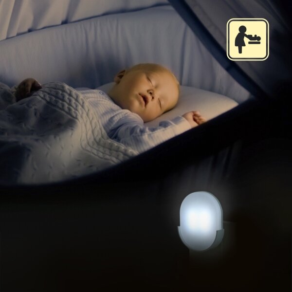 Aigostar - LED Nočné svetlo so senzorom LED/1W/230V oválny