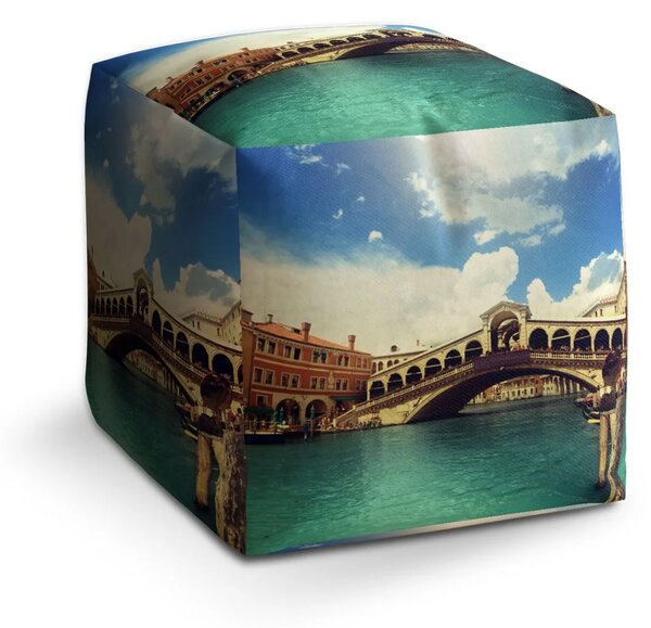 Sablio Taburet Ponte di Rialto - 40x40x40 cm