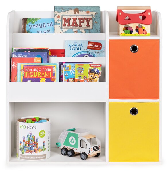 EcoToys Drevený detský regál - organizér ECOTOYS