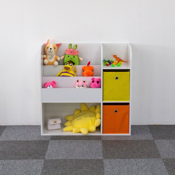 EcoToys Drevený detský regál - organizér ECOTOYS