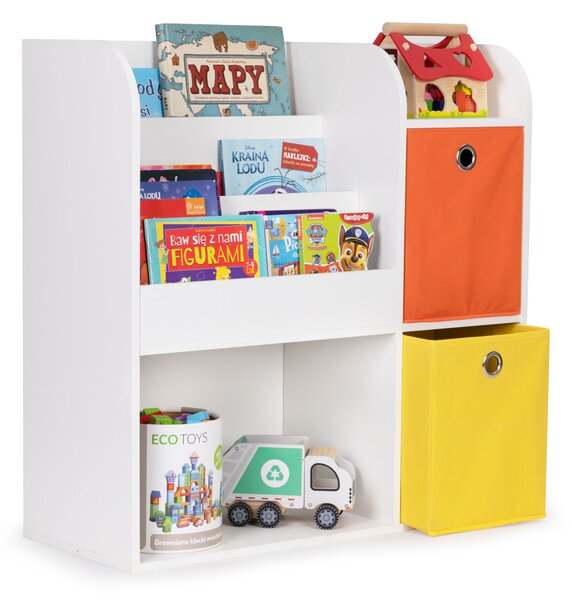 EcoToys Drevený detský regál - organizér ECOTOYS