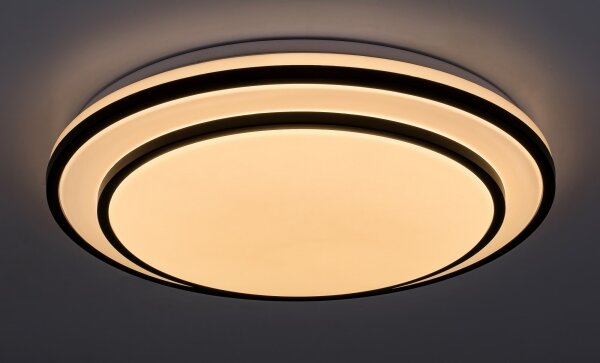 Rabalux 2130 - LED Stmievateľné stropné svietidlo LUPITA LED/40W/230V čierne + DO