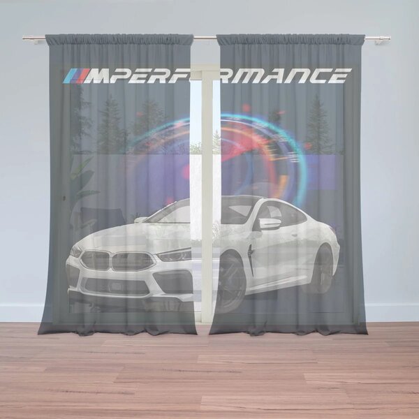 Sablio Záclony MPERFORMANCE Tachometer: 2ks 150x250cm