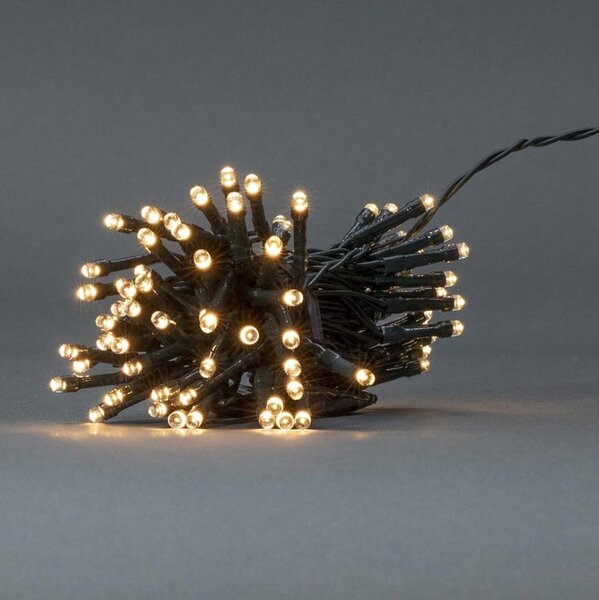 Nedis CLBO48 - LED reťaz 48xLED/7 funkcií/3xAA 4,1m IP44 teplá biela