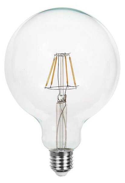 LED Žiarovka FILAMENT G125 E27/10W/230V 6400K