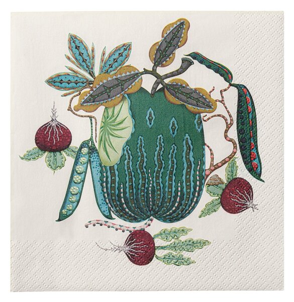 Iittala Servítky Taika Sato 33x33cm, 20ks / zelené
