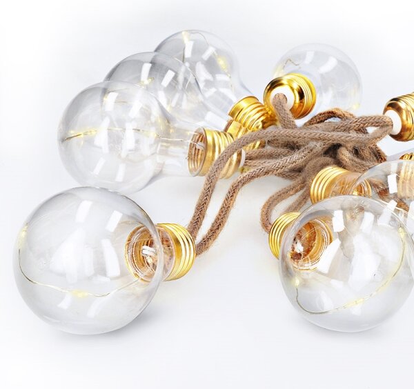 Brilagi - LED dekoratívny reťaz 10xLED/3xAA 1,8 m teplá biela