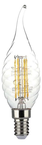 LED Žiarovka FILAMENT E14/4W/230V 3000K