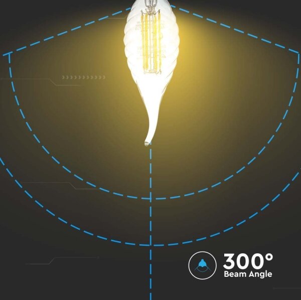 LED Žiarovka FILAMENT E14/4W/230V 3000K