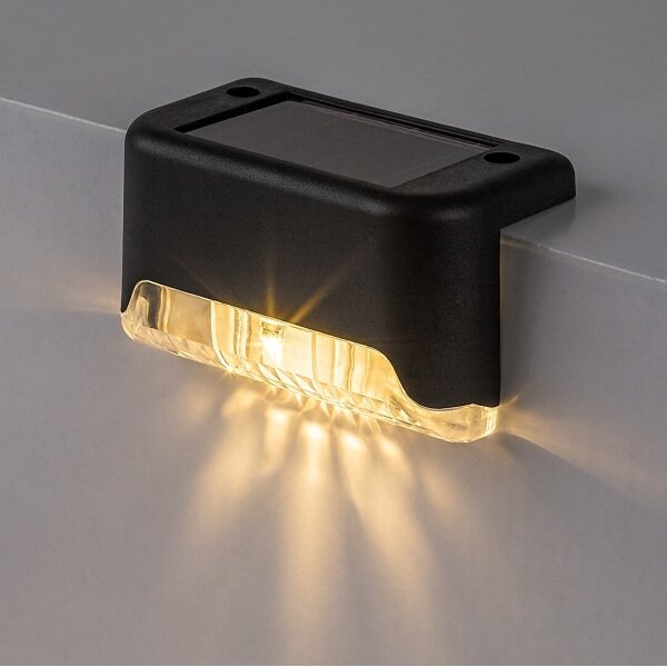 Rabalux 77166 - 4x LED solárne nástenné svietidlo so súmrakovým senzorom ISPRA 0,06W/1,2V 300 mAh IP44