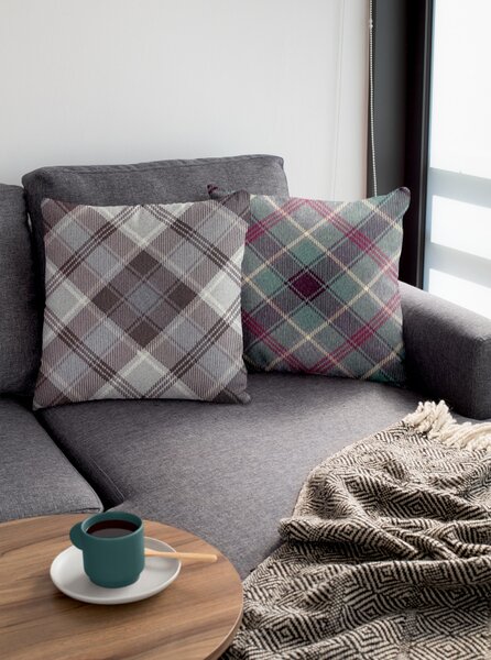 Ervi obliečka na vankúš Gobelínový - Tradičný zelený tartan