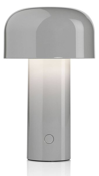 FLOS Bellhop stolová LED lampa, sivá