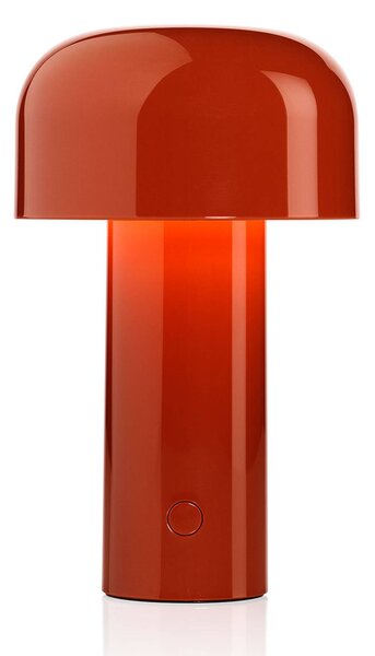 FLOS Bellhop nabíjateľná LED stolová lampa tehlovo červená