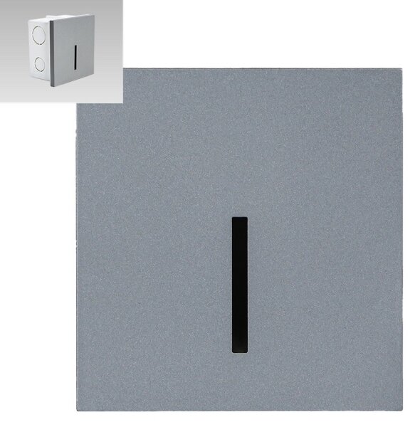 Emithor 70429 - LED Schodiskové svietidlo LINE LED/1W/230V 4000K šedá