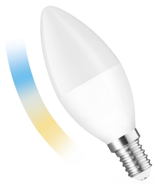 LED Stmievateľná žiarovka E14/5W/230V 2700-6500K Wi-Fi Tuya