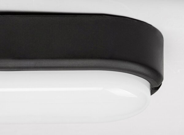 Rabalux 7409 - LED Vonkajšie stropné svietidlo HORT LED/15W/230V IP54 čierna