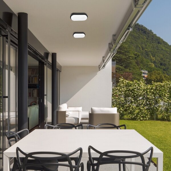 Rabalux 7409 - LED Vonkajšie stropné svietidlo HORT LED/15W/230V IP54 čierna