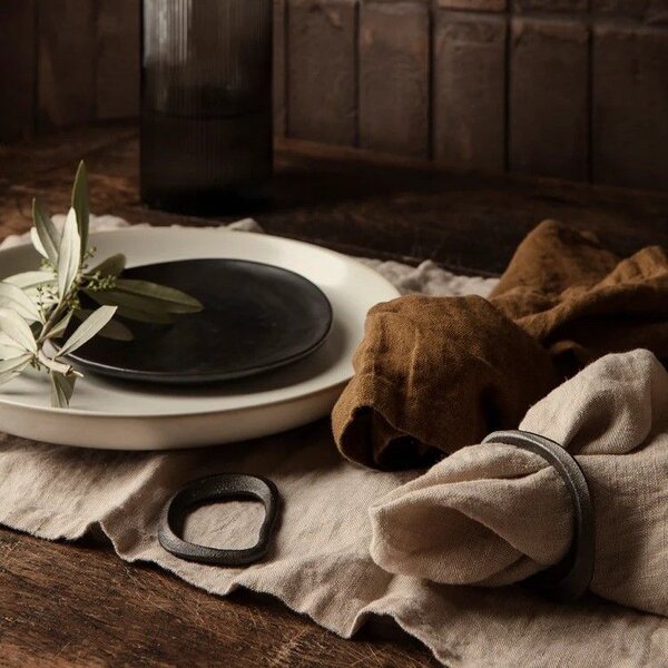 Ľanové obrúsky Linen Natural – set 2 ks