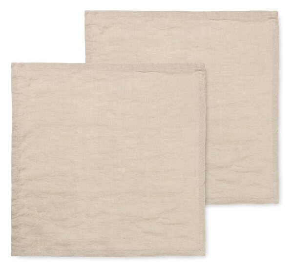 Ľanové obrúsky Linen Natural – set 2 ks