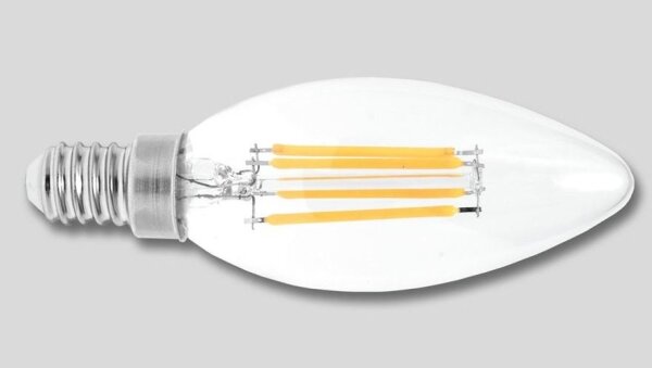 Ecolite LED2W-RETRO/C37/E14 - LED Žiarovka RETRO C37 E14/2W/230V 3000K 320lm