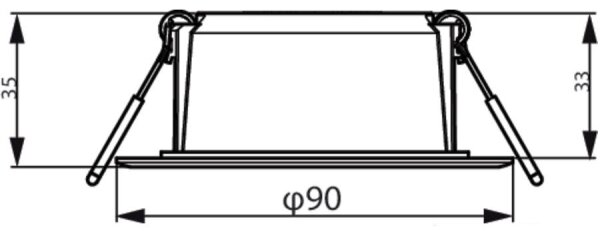 Philips - LED Podhľadové svietidlo MESON LED/5,5W/230V 6500K