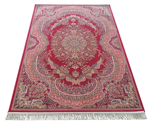DY Prémiový koberec s exkluzívnym vzorom Pers 01 - červená Rozmer: 150x230 cm