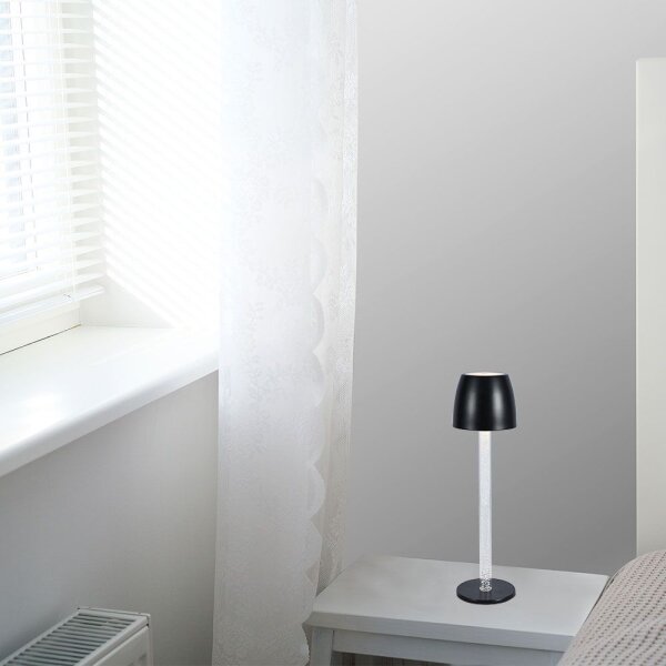 LED Stmievateľná nabíjacia stolná lampa LED/3W/5V 3000K biela
