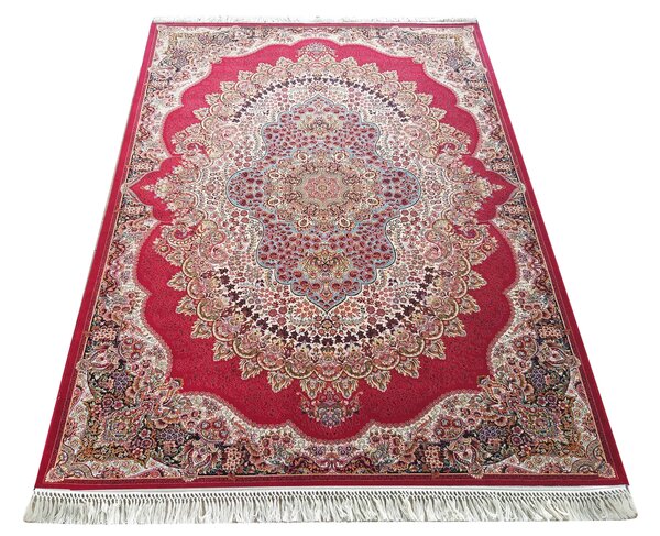 DY Prémiový koberec s exkluzívnym vzorom Pers 04 - červená Rozmer: 150x230 cm
