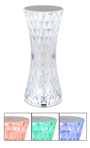 Globo 28073 - LED RGBW dotyková stolná lampa GIXI LED/1W/5V 800 mAh